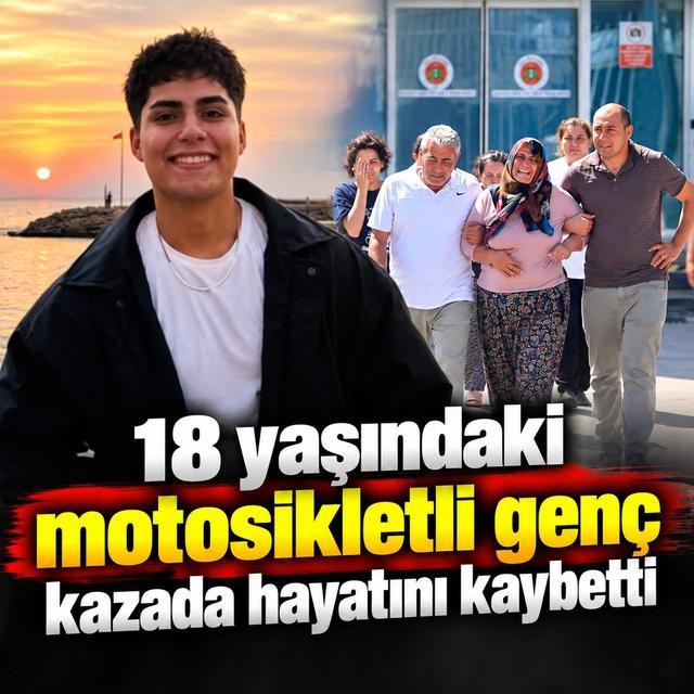18 yaşındaki motosikletli genç kazada hayatını kaybetti