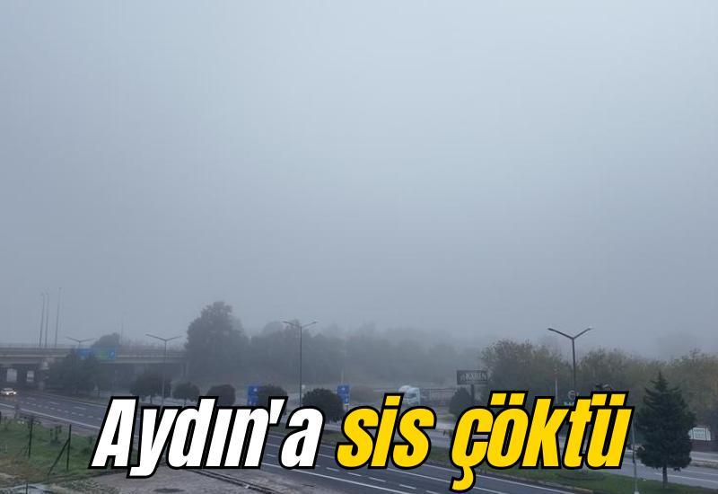 Aydın'a sis çöktü