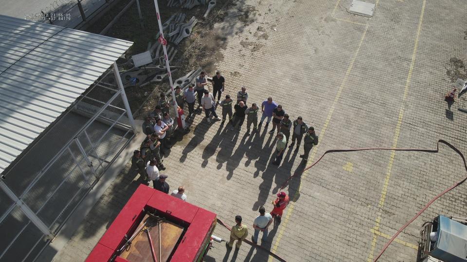 ADM elektrik personeline yangın eğitimi