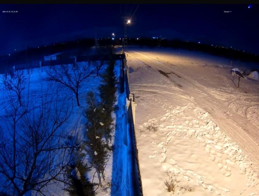 Meteorun düşme anı anbean kaydedildi