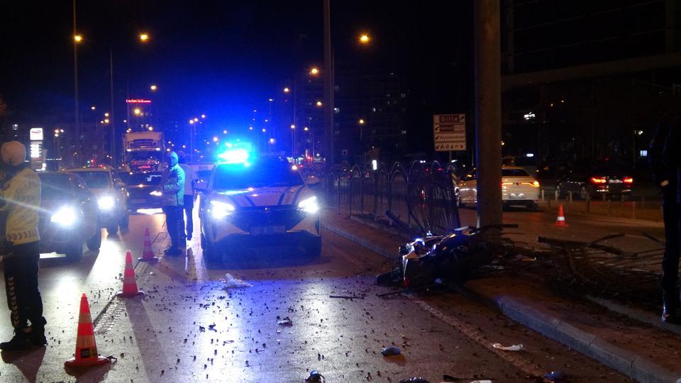 Yarışan motosikletler çarpıştı: 1 ölü, 1 ağır yaralı