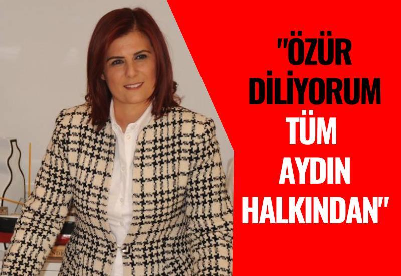"Özür diliyorum tüm Aydın halkından"