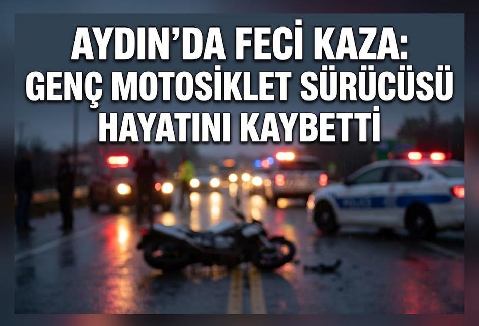 Aydın’da feci kaza: Genç motosiklet sürücüsü hayatını kaybetti