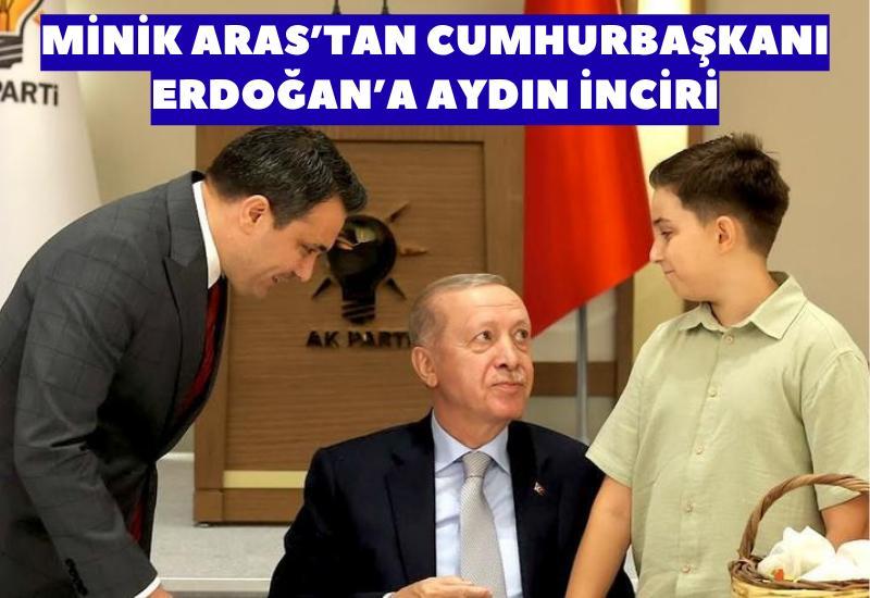 Minik Aras’tan Cumhurbaşkanı Erdoğan’a Aydın İnciri