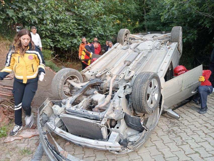Susurluk’ta trafik kazası: 1 yaralı