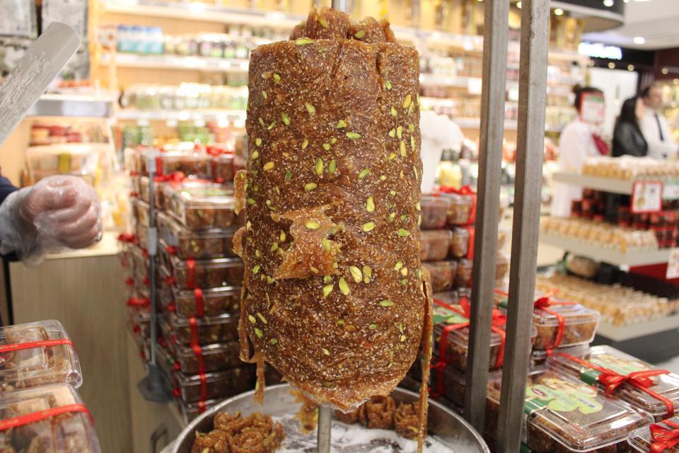 ET DEĞİL, TATLI DÖNER AYDIN'IN 'İNCİR DÖNERİ'NE YOĞUN İLGİ