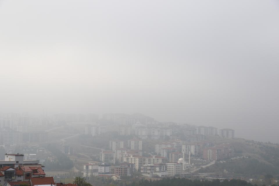 Uşak'ta sis etkili oluyor