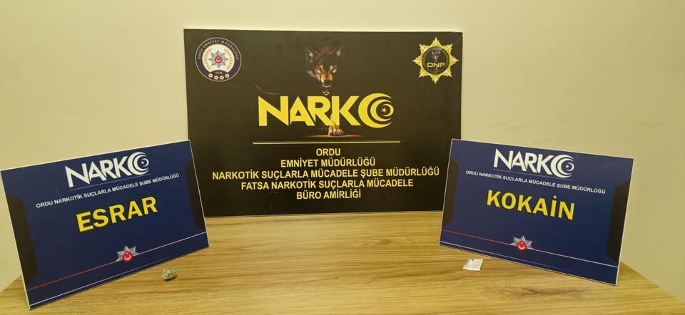 ORDU'DA UYUŞTURUCU OPERASYONLARINDA 4 TUTUKLAMA