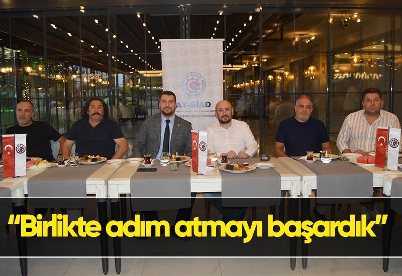 “Birlikte adım atmayı başardık”