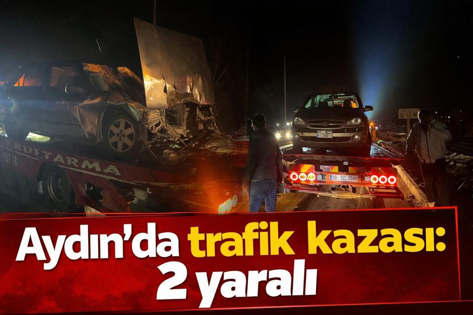 Aydın’da trafik kazası: 2 yaralı