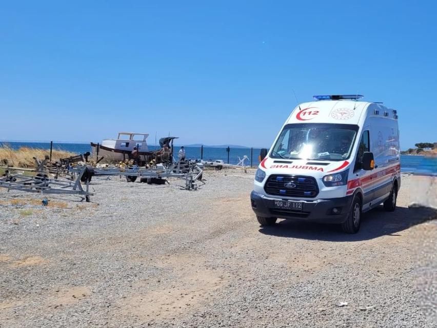 Aydın'da serinlemek için denize giren yaşlı kadın hayatını kaybetti