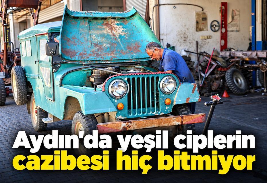 Aydın'da yeşil ciplerin cazibesi hiç bitmiyor