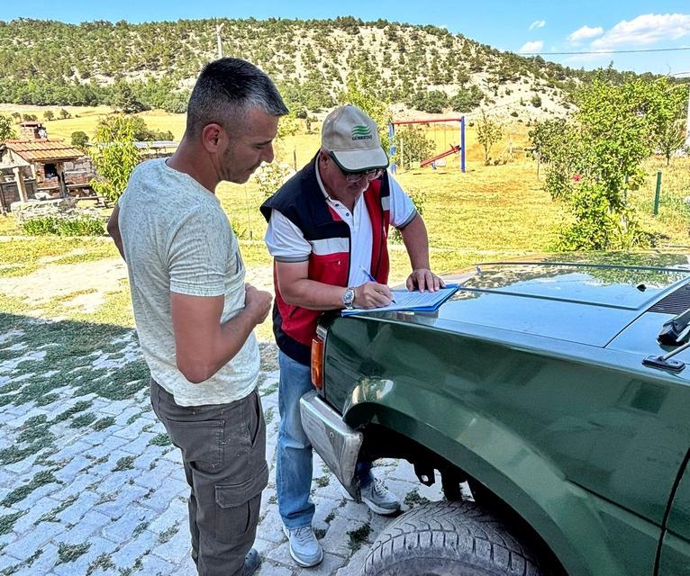 Çiftçilere 2025 yılı ÇKS askı icmalleri dağıtıldı