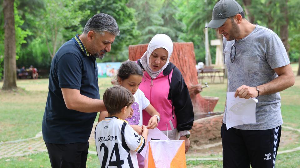 DOĞADA AİLECE SPORUN KEYFİNİ YAŞADILAR