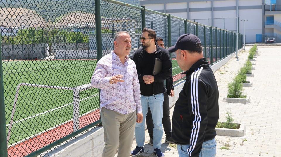 Yenipazar ve Nazilli'deki spor yatırımları kısa sürede hizmete açılacak