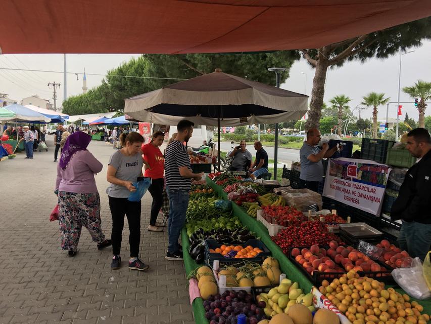 ORTAKLAR'DA İKİNCİ SEMT PAZARI AÇILDI