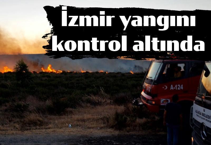 İzmir yangını kontrol altında