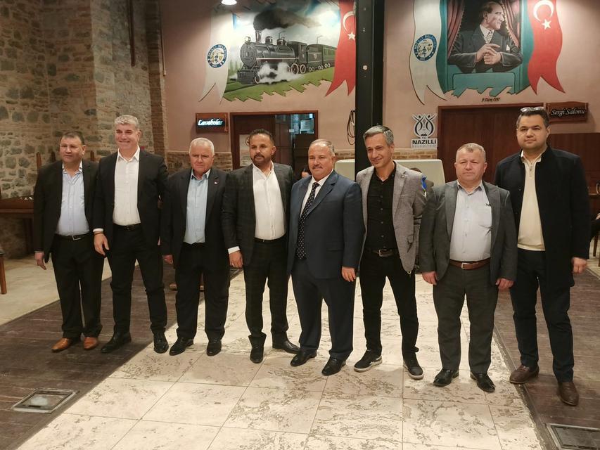 Nazilli Kahveciler Odası'nda Şenkal güven tazeledi