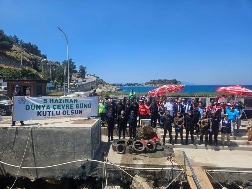 Güvercinada’da çevre için güç birliği