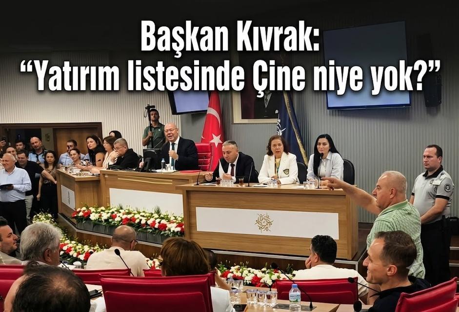 Başkan Kıvrak: “Yatırım listesinde Çine niye yok?”
