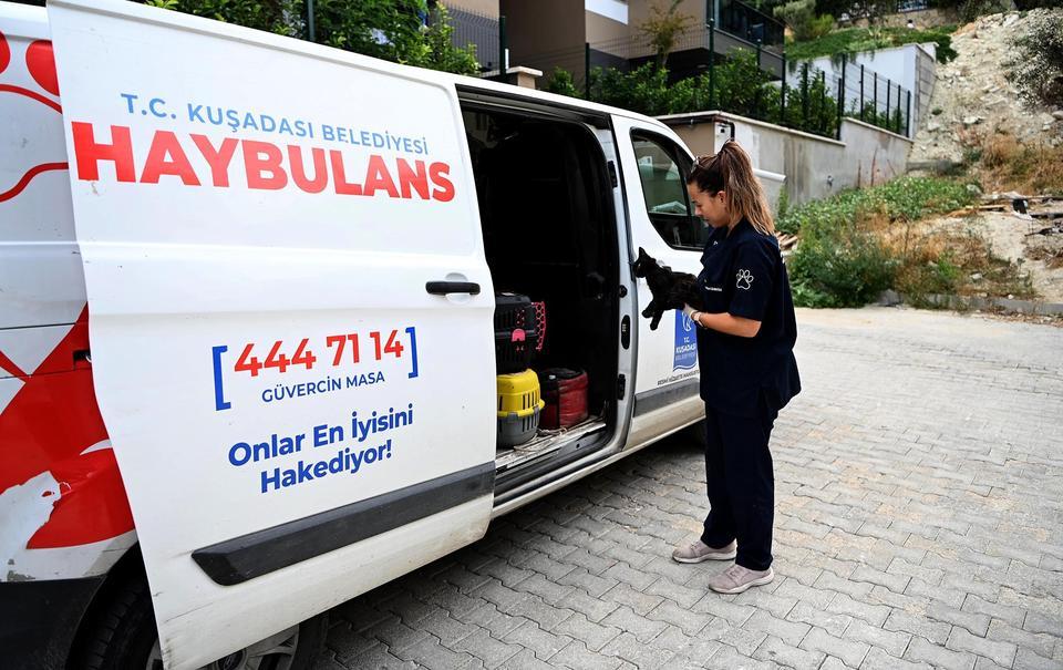 KUŞADASI'NDA HAYBULANS 16 BİN 614 CAN DOSTUN YARDIMINA KOŞTU