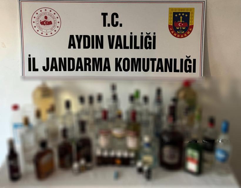 Didim'de kaçak içki operasyonu