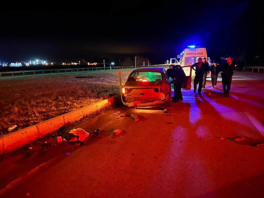 Kırmızı ışık ihlali kazaya sebep oldu