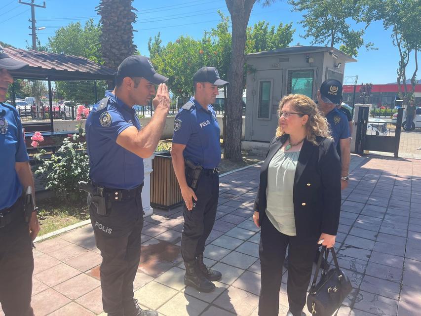 Kaymakam Doğru'dan Emniyet ve Jandarma'ya ziyaret