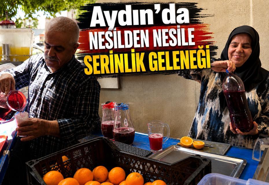Aydın'da nesilden nesle serinlik geleneği