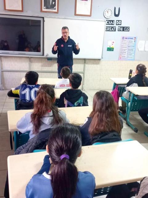 Aydın'da öğrencilere afet eğitimi