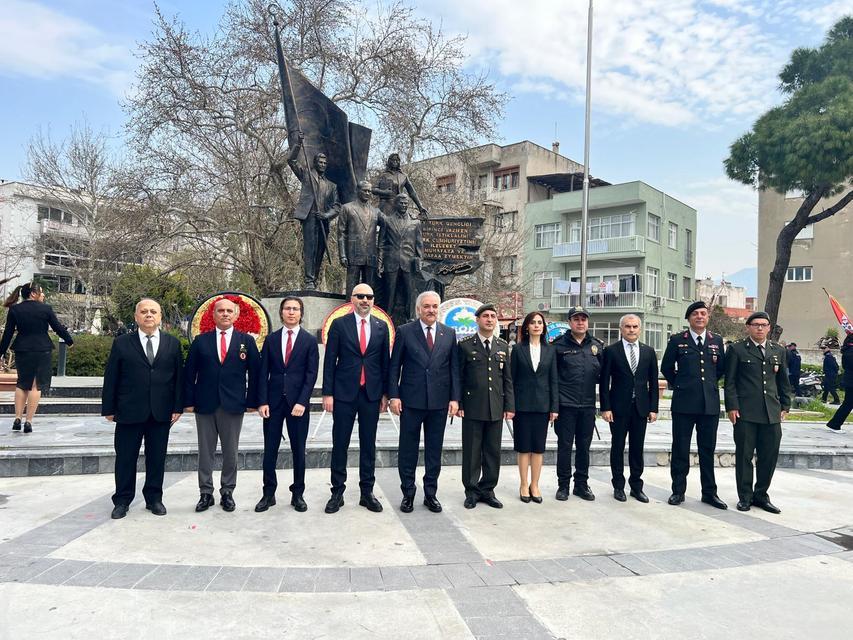 Söke’de Çanakkale Zaferi’nin yıl dönümü ve şehitler anıldı