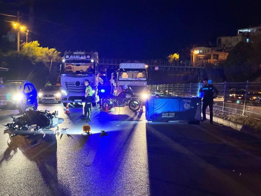 Motosiklet sürücüsü yaşamını yitirdi