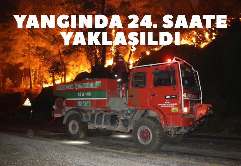 Yangında 24. saate yaklaşıldı