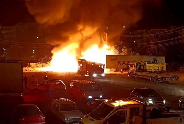 Kümes yandı, 41 tavuk telef oldu