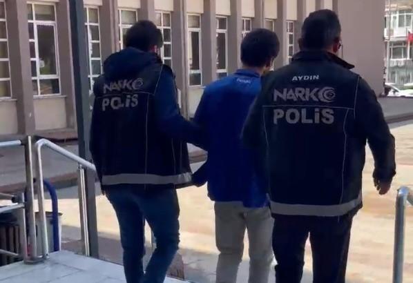 Aydın'da zehir taciri operasyonla yakalandı