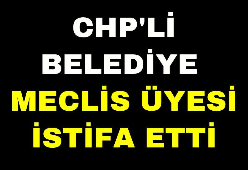 CHP'li Belediye Meclis Üyesi istifa etti