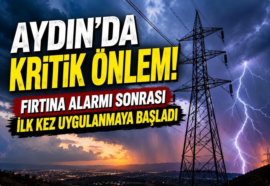 Aydın'da kritik önlem!
