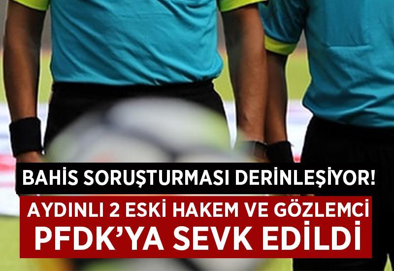 Aydınlı 2 gözlemci PFDK'ya sevk edildi