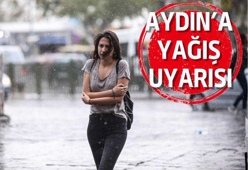Meteoroloji'den Aydın'a yağış uyarısı