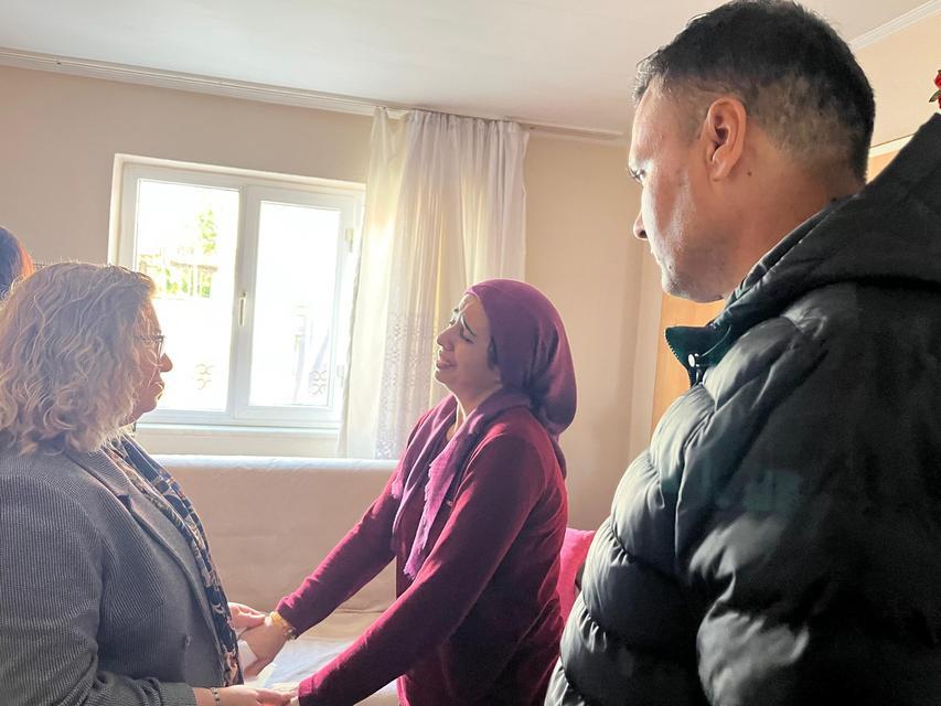KAYMAKAM DOĞRU ŞEHİT AİLESİNİ YALNIZ BIRAKMADI