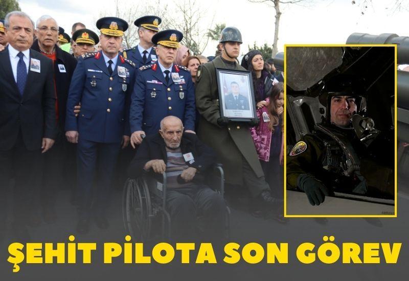 Şehit pilota son görev