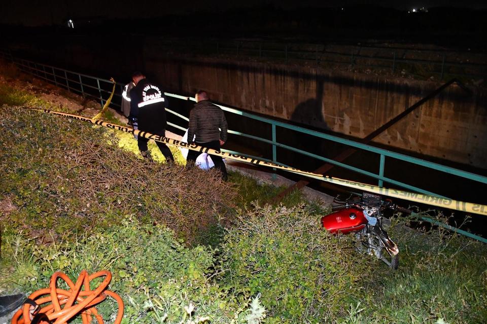 Şarampole uçan motosikletin 29 yaşındaki sürücüsü öldü