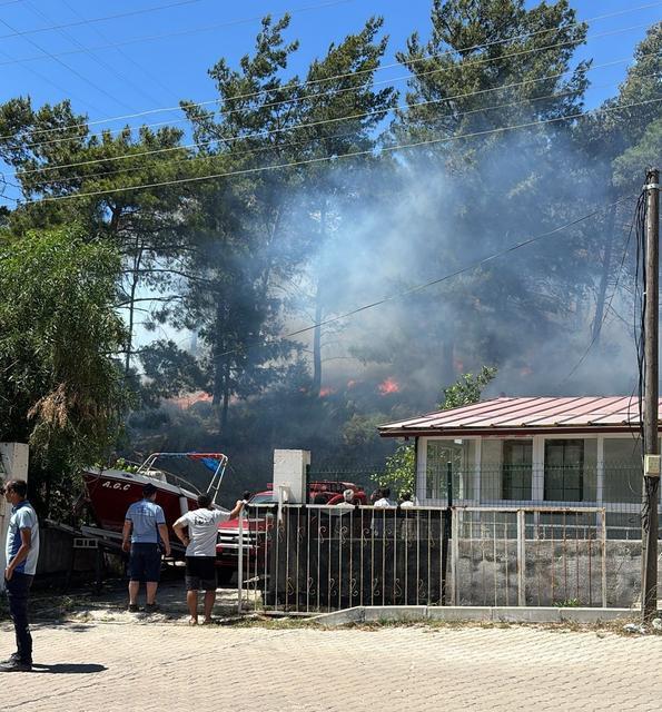 MARMARİS'TE ORMAN YANGINI