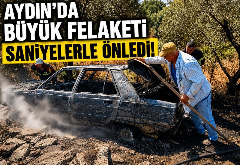 Aydın'da büyük felaketi saniyelerle önledi!