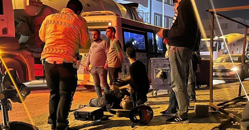 İki motosiklet çarpıştı: 2 yaralı