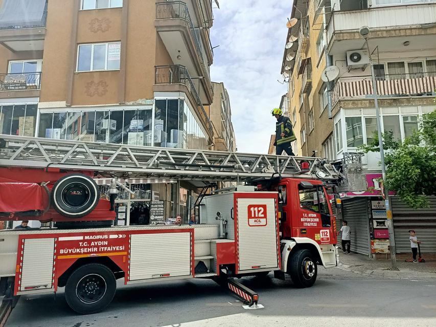 Aydın’da komşuların dikkati tehlikeyi önledi