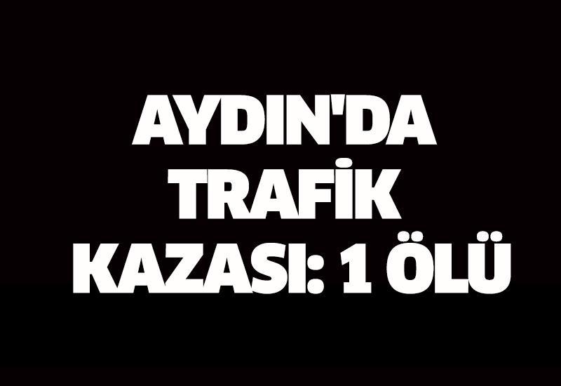 Aydın'da trafik kazası: 1 ölü