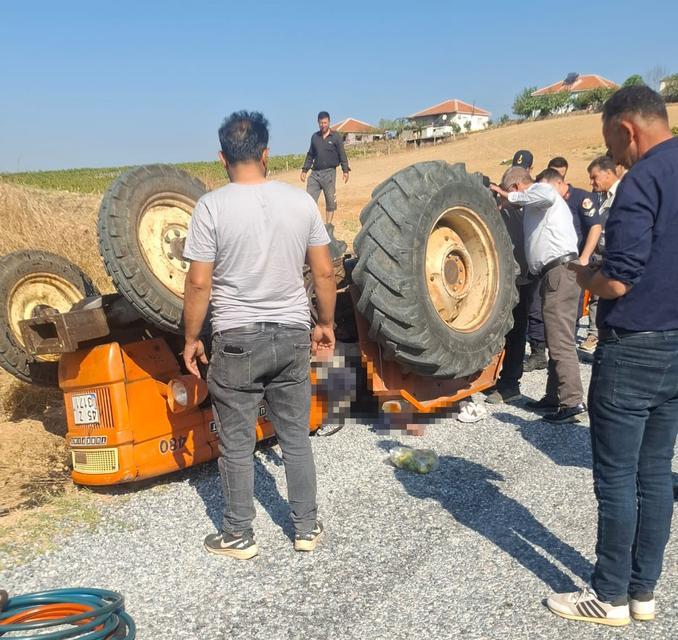 Traktör kazası: 1 ölü