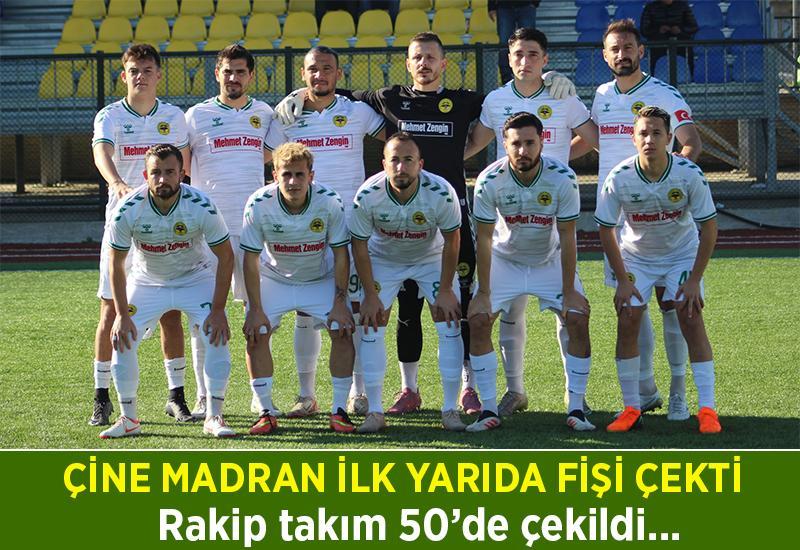 Çine Madran ilk yarıda fişi çekti