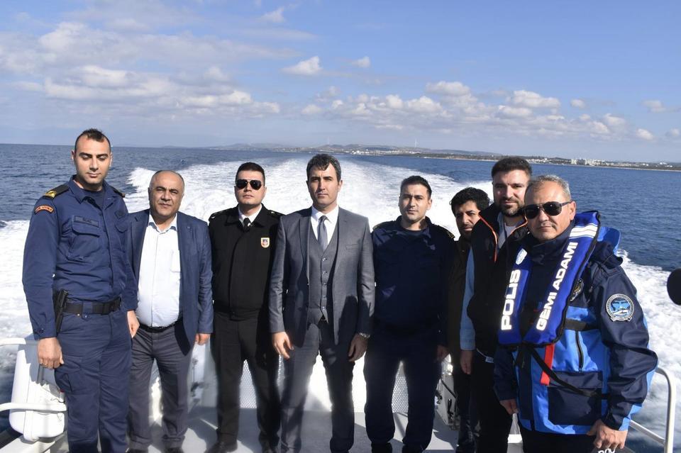 KAYMAKAM KURUCA, GÖÇMEN KAÇAKÇILIĞINA KARŞI DENETİM SEYRİ GERÇEKLEŞTİRDİ